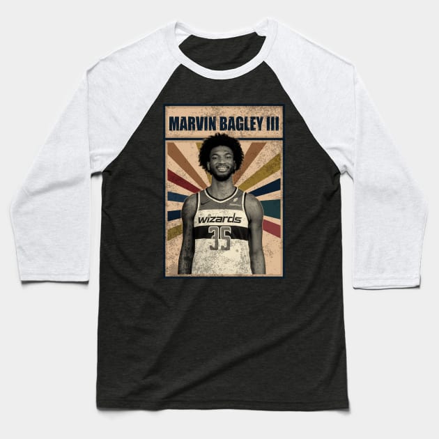 Washington Wizards Marvin Bagley III Baseball T-Shirt by RobinaultCoils